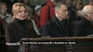 Zvon Václav se rozezněl v kostele svatého Havla