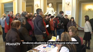 Strakova akademie byla přístupná veřejnosti