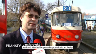 Poprvé vyjela nostalgická tramvaj číslo 23