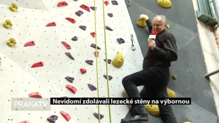 Nevidomí zdolávali lezecké stěny na výbornou