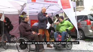 V Praze 1 se konala akce Sport není jen sport