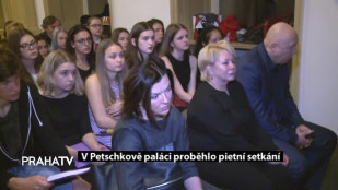 V Petschkově paláci proběhlo pietní setkání