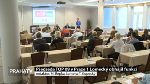 Předseda TOP 09 v Praze 1 Lomecký obhájil funkci