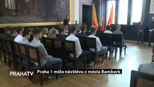 Praha 1 měla návštěvu z města Bamberk