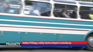 Velké Přílepy ožily historickými autobusy 
