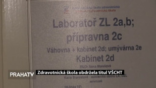 Zdravotnická škola obdržela titul VŠCHT 