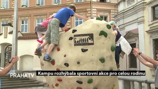 Kampu rozhýbala  sportovní akce pro celou rodinu