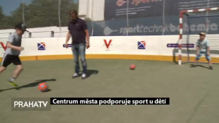 Centrum města podporuje sport u dětí 