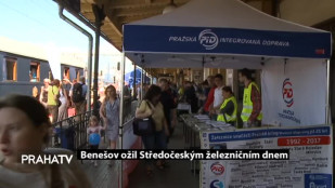 Benešov ožil Středočeským železničním dnem