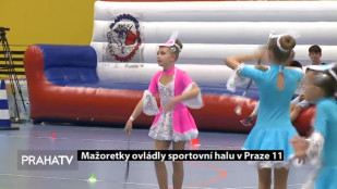 Mažoretky ovládly sportovní halu v Praze 11