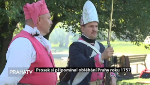 Prosek si připomínal obléhání Prahy roku 1757