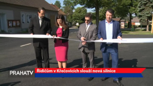 Řidičům v Křečovicích slouží nová silnice