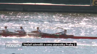 Veslaři závodili o cenu starostky Prahy 2