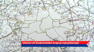 Silniční síť Středočeského kraje je nejvytíženější