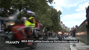 MDA RIDE odstartovalo na Václavském náměstí