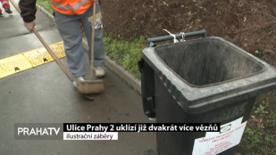 Ulice Prahy 2 uklízí již dvakrát více vězňů