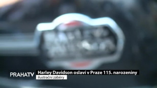 Harley Davidson oslaví v Praze 115. narozeniny