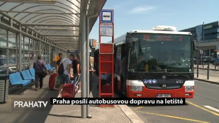 Praha posílí autobusovou dopravu na letiště 