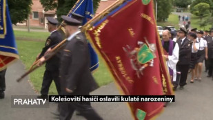 Kolešovští hasiči oslavili kulaté narozeniny