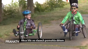 Akce Vítr ve vlasech pomohla dětem