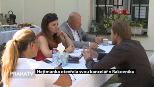 Hejtmanka otevřela svou kancelář v Rakovníku