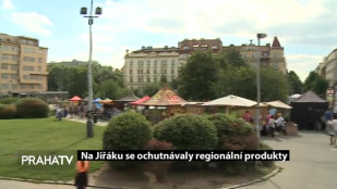 Na Jířáku se ochutnávaly regionální produkty