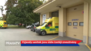 Výjezdy sanitek jsou stále častěji zneužívány