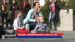 Divadlo v Mladé Boleslavi vyšlo do ulic