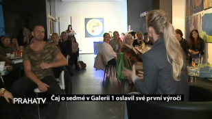 Čaj o sedmé v Galerii 1 oslavil své první výročí
