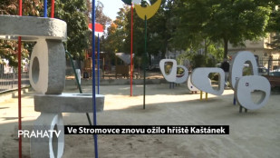 Ve Stromovce znovu ožilo hřiště Kaštánek