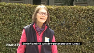 Senioři změřili své síly v petanquovém turnaji