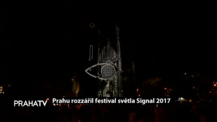 Prahu rozzářil festival světla Signal 2017