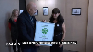Klub seniorů Haštalka oslavil 5. narozeniny