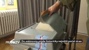 Do sněmovny půjde historicky největší počet stran