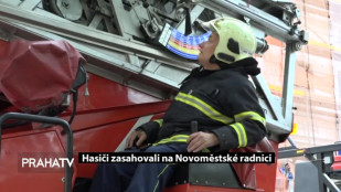 Hasiči zasahovali na Novoměstské radnici