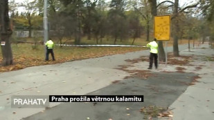 Praha prožila větrnou kalamitu