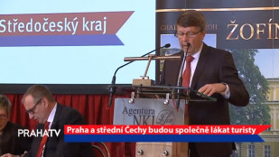 Praha a střední Čechy budou společně lákat turisty