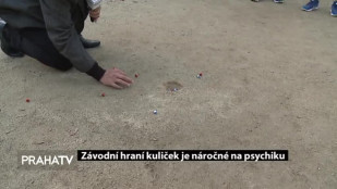 Závodní hraní kuliček je náročné na psychiku