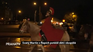 Svatý Martin v Řepích potěšil děti i dospělé