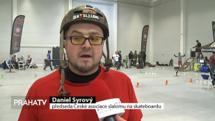 V Praze byli nejlepší skateboardoví slalomáři