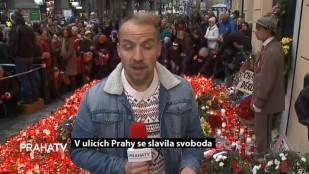 V ulicích Prahy se slavila svoboda