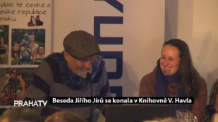 Beseda Jiřího Jírů se konala v Knihovně V. Havla