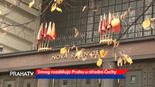 Smog rozděluje Prahu a střední Čechy