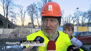 Na Hlávkově mostě proběhla měření statiky