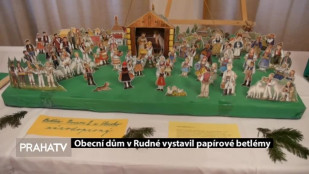V Rudné u Prahy se konala výstava betlémů