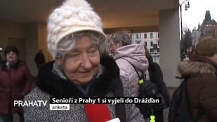 Senioři z Prahy 1 si vyjeli do Drážďan