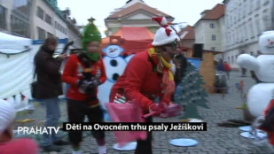 Děti na Ovocném trhu psaly Ježíškovi