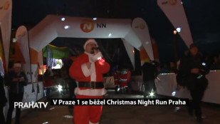 V Praze 1 se běžel Christmas Night Run Praha