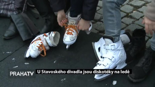 U Stavovského divadla jsou diskotéky na ledě