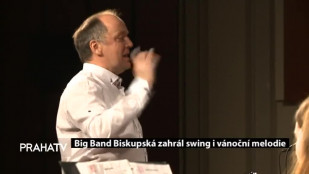 Big Band Biskupská zahrál swing i vánoční melodie